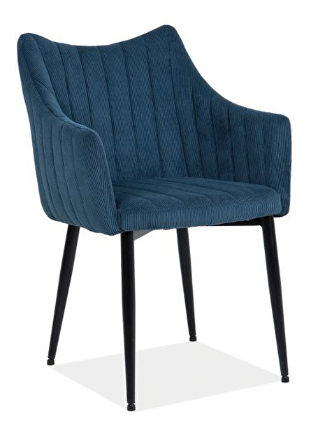 Jedálenská stolička Mattie (námornícka modrá + čierna)