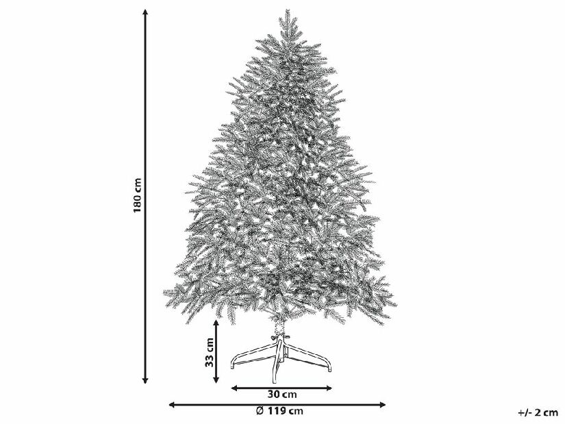 Vianočný stromček 180 cm Finnian (zelená)