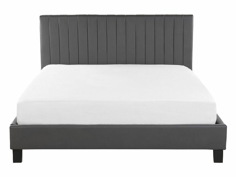 Manželská posteľ 140 cm PARASO (sivá) (s roštom)