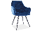 Jedálenská stolička Leslee (námornícka modrá + čierna)