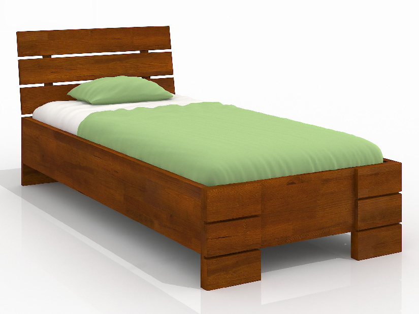 Jednolôžková posteľ 90 cm Naturlig Kids Lorenskog High (borovica) (s roštom)