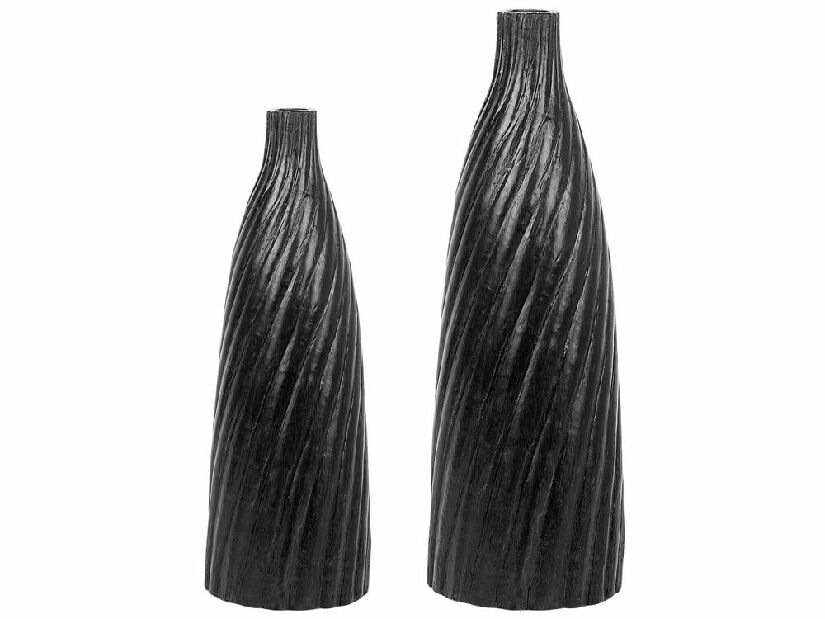 Váza FRONIA 45 cm (keramika) (čierna)