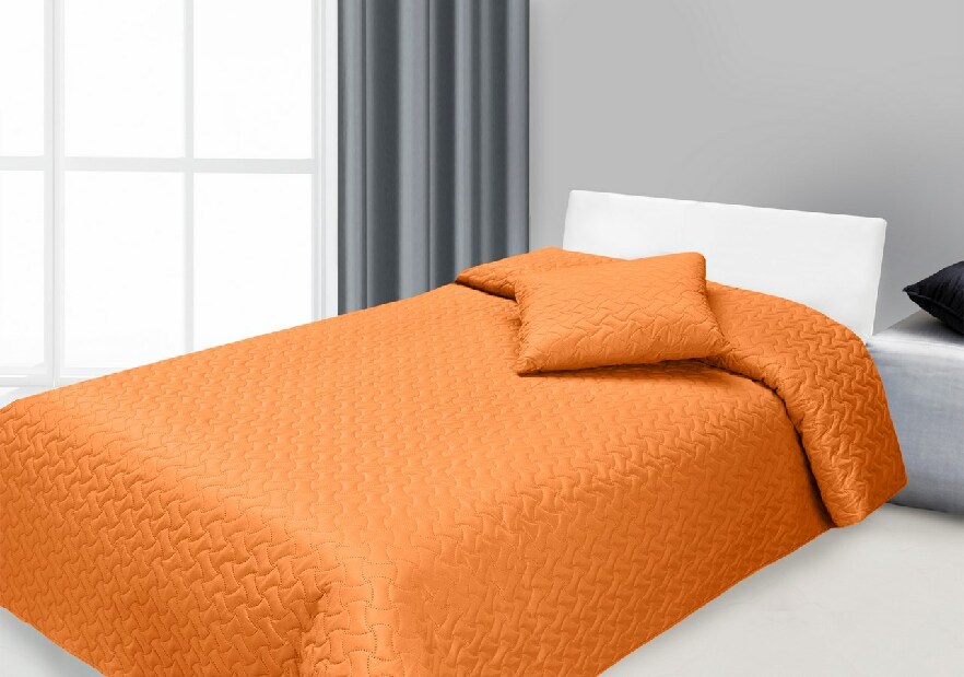 Prehoz na posteľ 210x170cm Hugo (oranžová)