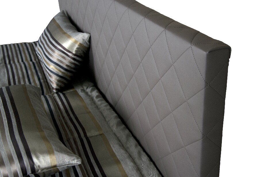 Manželská posteľ 180 cm Blanár Reflex (sivá) (s roštom a matracom IVANA) *výpredaj