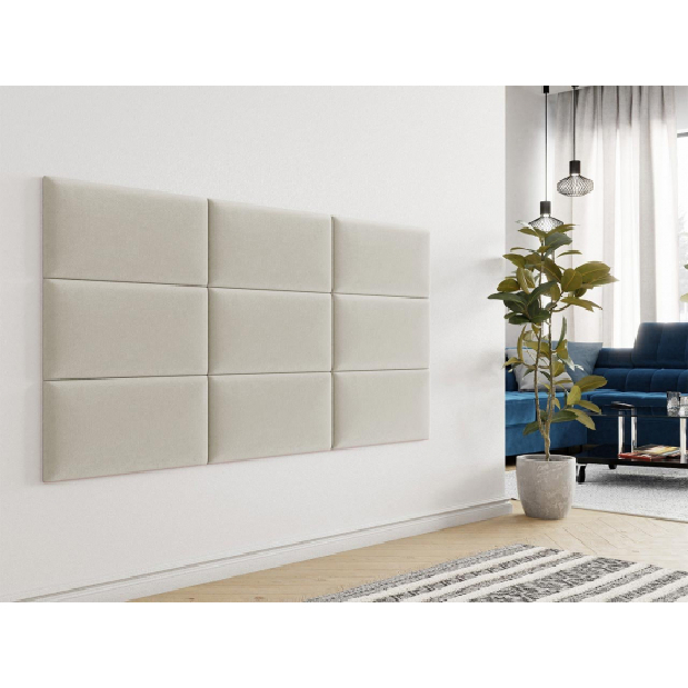 Čalúnený panel (2 ks) Pag 60x30 cm (krémová) *výpredaj