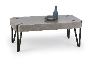 Konferenčný stolík Emilia (betón + čierna)