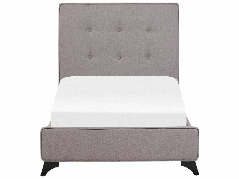 Jednolôžková posteľ 90 cm AMBRE (s roštom) (sivá)