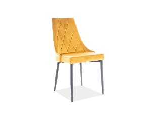 Jedálenská stolička Tilda (žltá + sivá)