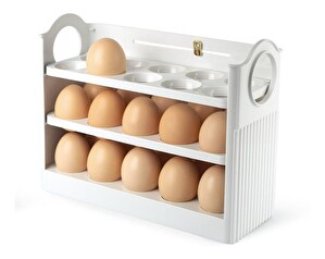Držiak na vajíčka do chladničky Swiz (biela)