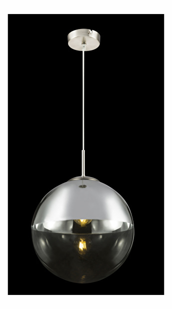 Závesné svietidlo Varus 15854 (moderné/dizajnové) (nikel + priehľadná)