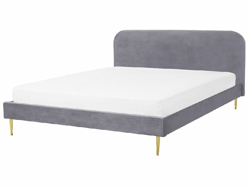 Manželská posteľ 180 cm Faris (sivá) (s roštom)