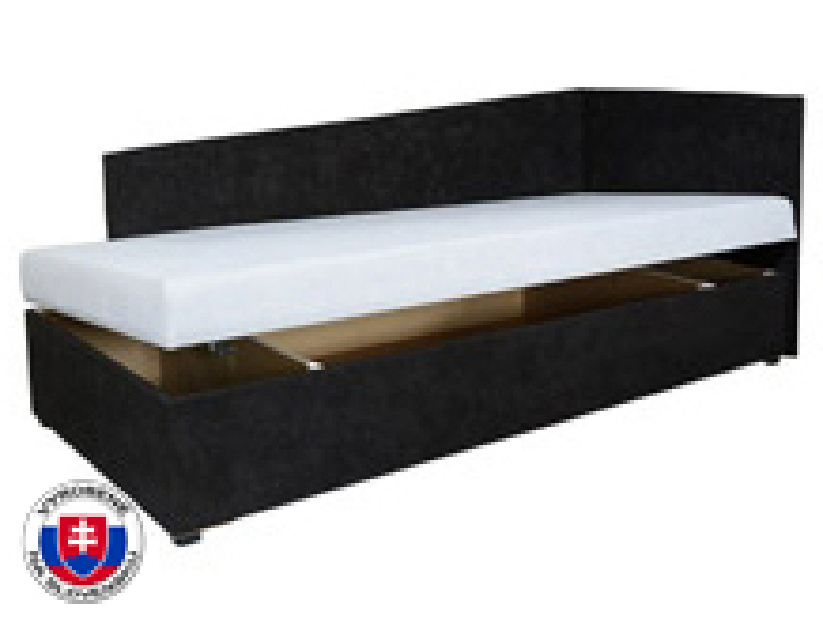 Jednolôžková posteľ (váľanda) 80 cm Edo 4 Lux (so sendvičovým matracom) (P) *výpredaj