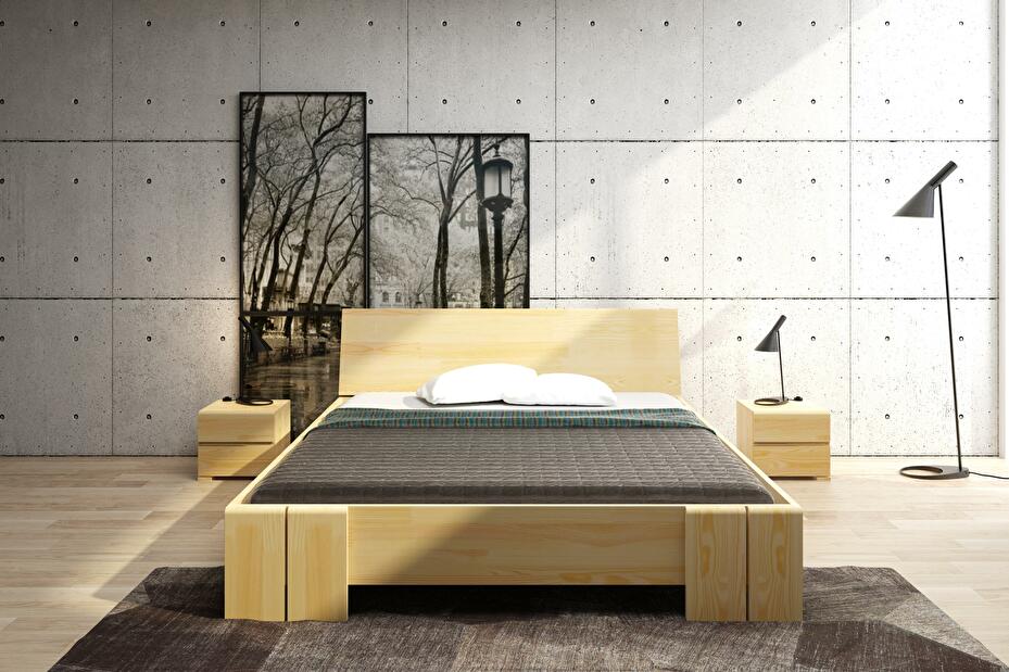 Manželská posteľ 200 cm Naturlig Galember Maxi ST (borovica) (s roštom a úl. priestorom)
