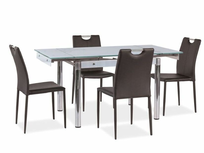 Jedálenský stôl GD-092 (biela) (pre 4 až 6 osôb)