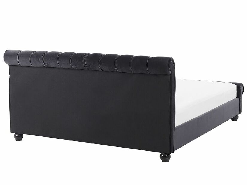 Manželská posteľ 180 cm ARCHON (s roštom) (čierna)