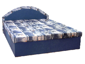 Manželská posteľ 160 cm Eda 7 (s pružinovým matracom)