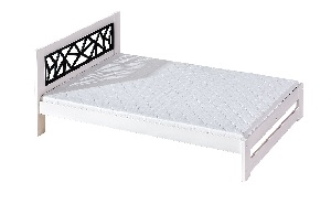 Manželská posteľ 140 cm Krissy (borovica prírodná)