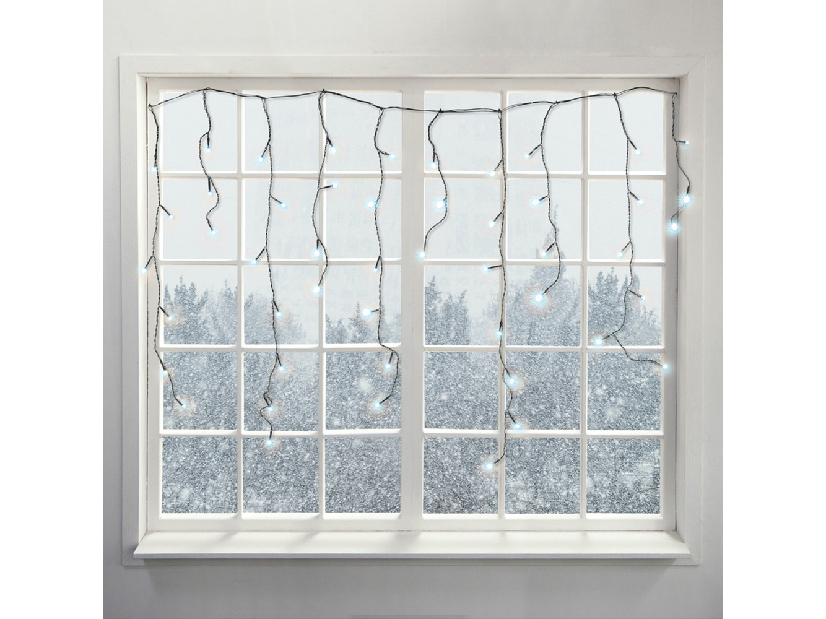 Vianočné osvetlenie záves na okno Retlux RXL 297 (2,4 + 5 m)