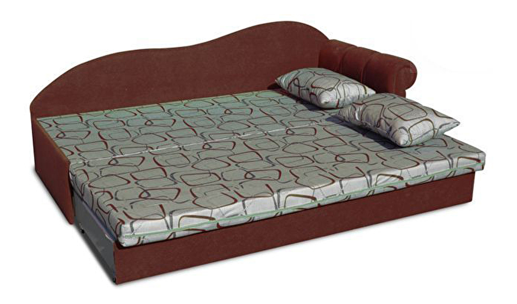 Jednolôžková posteľ (váľanda) 70 cm Lane II (Tehlová 41 + Dodo 1008) (P)