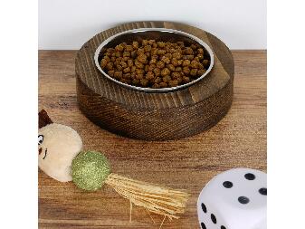 Miska na krmivo pre domáce zvieratá Ninede 3 (orech)