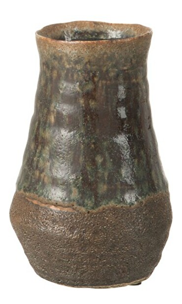 Dekoračná váza Jolipa (12x12x19cm) (Hnedá)
