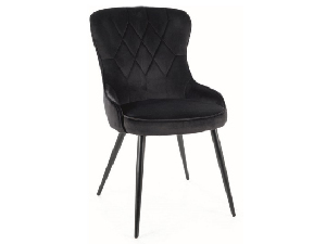 Jedálenská stolička Lloyd (čierna + čierna)