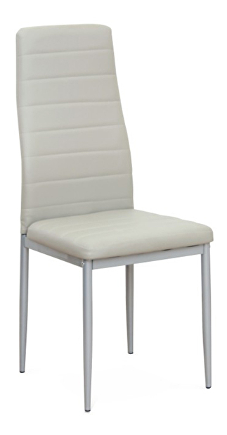 Jedálenská stolička Collort nova (svetlosivá ekokoža) *výpredaj