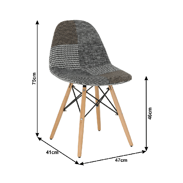 Jedálenská stolička Perdan Typ 9