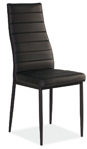 Jedálenská stolička Hassiec (čierna)