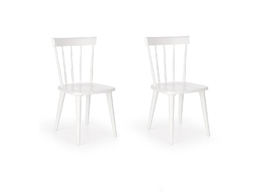 Set 2 ks. jedálenských stoličiek Gosan (biela) *výpredaj