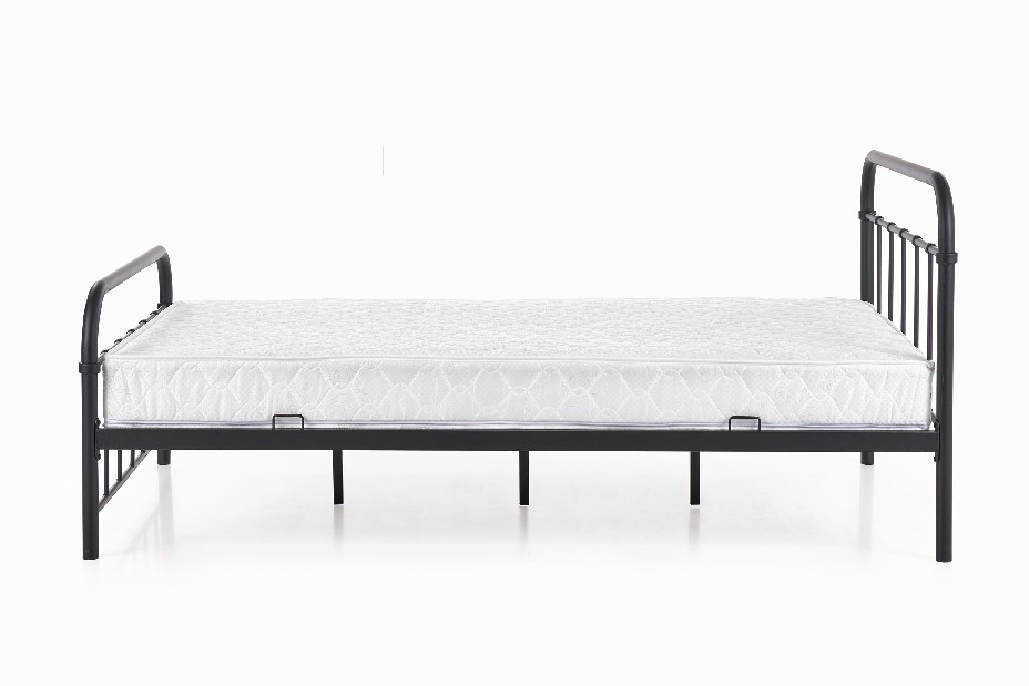 Jednolôžková posteľ 120 cm Lashell 120 (bez matraca) (čierna)