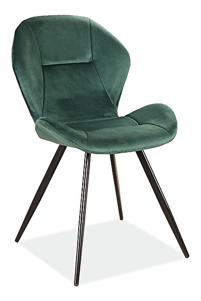 Jedálenská stolička Glinda (zelená + čierna)