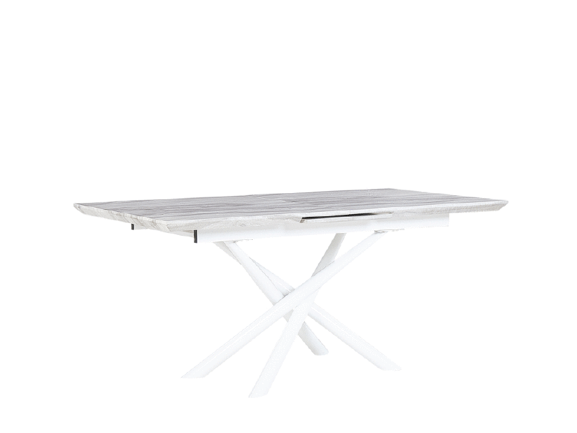 Jedálenský stôl MERRA (biela) (pre 6 až 8 osôb)