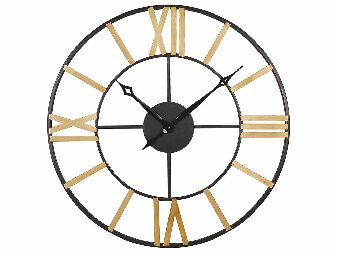 Nástenné hodiny ø 80 cm Varun (čierna) 