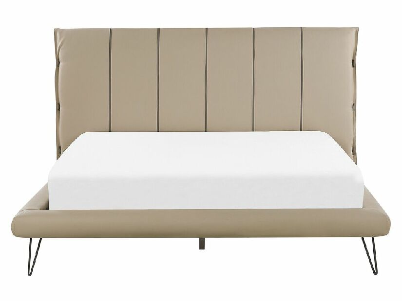 Manželská posteľ 160 cm BETTEA (s roštom) (béžová)