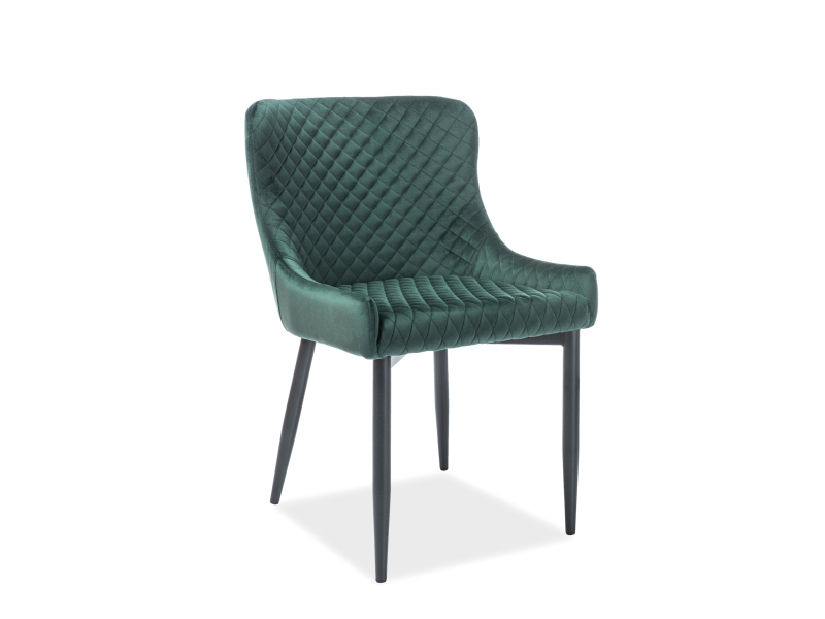 Jedálenská stolička Casandra (zelená + čierna)
