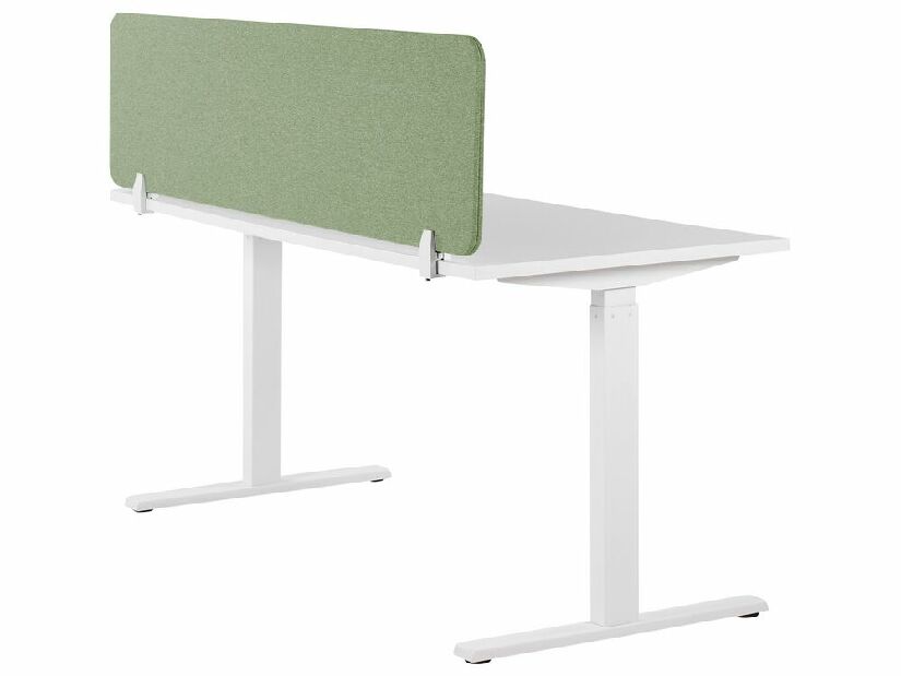 Prepážka na pracovný stôl 160 x 40 cm Walda (zelená) 