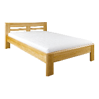 Manželská posteľ 140 cm LK 211 (dub) (masív)