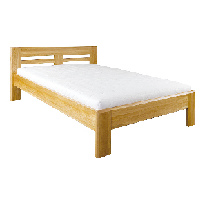 Manželská posteľ 200 cm LK 211 (dub) (masív)