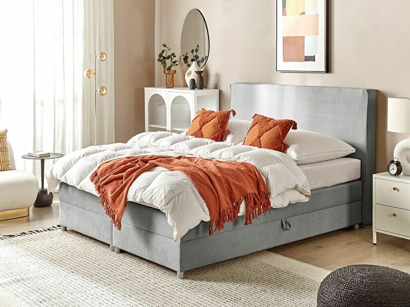 Manželská posteľ 160 cm Minza (béžová)