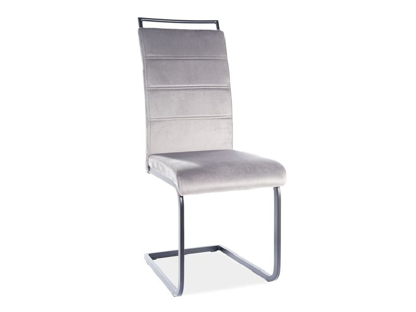 Jedálenská stolička Harold (sivá + čierna)