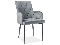 Jedálenská stolička Raymundo (sivá + sivá)
