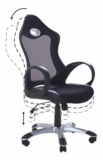 Kancelárska stolička Isit (čierna)