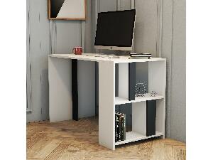 PC stolík Limba (biela + antracit)