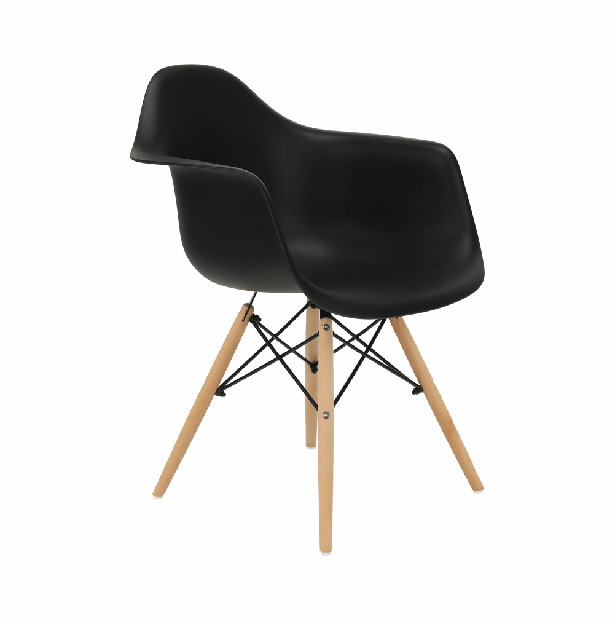 Jedálenská stolička Damiron PC-019 (čierna) *bazár