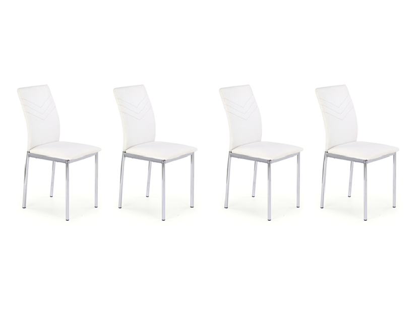 Set 4 ks. jedálenských stoličiek K137 biela *výpredaj