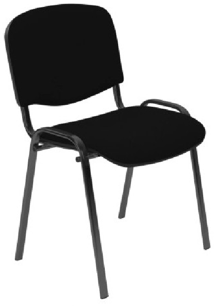 Set 2 ks. Konferenčná stolička Iso (čierna) *výpredaj