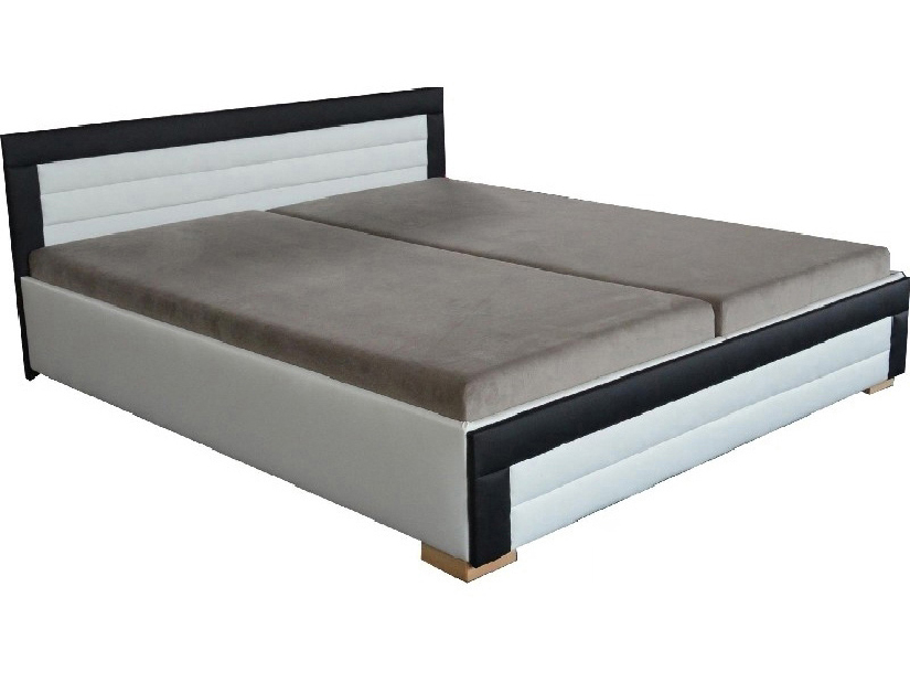 Manželská posteľ 180 cm Janette (so 7-zónovými matracmi štandard)