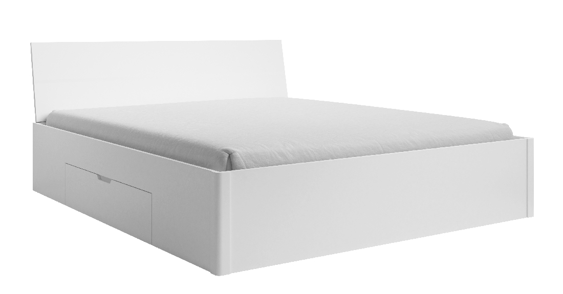 Manželská posteľ 160 cm Benson Typ 81 (biela)