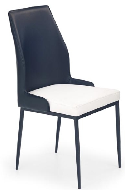 Jedálenská stolička K199 čierno-biela